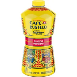 Cafe Bustelo Café Bustelo Unsweetened Espresso-Style Iced Coffee - 40 fl oz