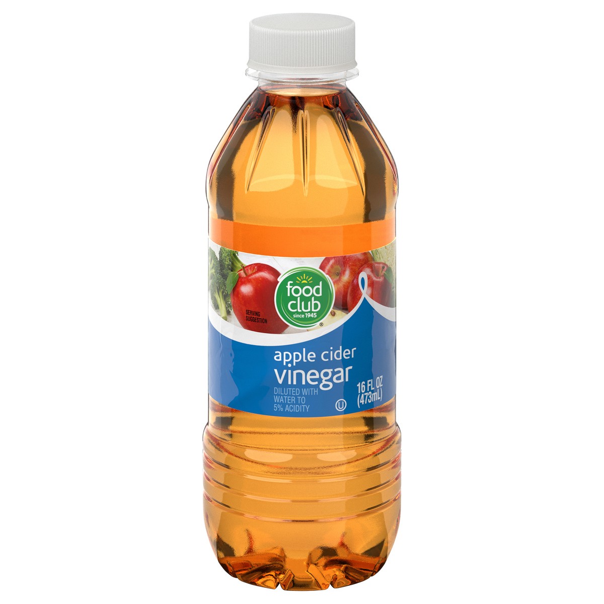 slide 9 of 12, Food Club Apple Cider Vinegar 16 fl oz, 16 fl oz