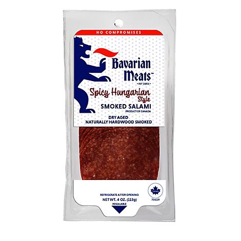 slide 1 of 1, Bavarian Meats Spicy Hungarian Style Smoked Salami - 4 Oz, 4 oz