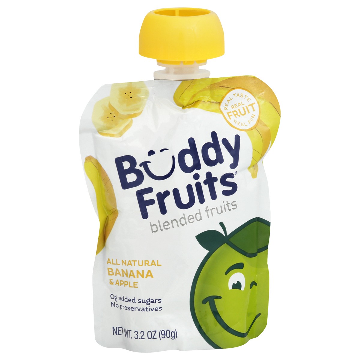 slide 6 of 10, Buddy Fruits All Natural Banana & Apple Blended Fruits 3.2 oz, 3.2 oz