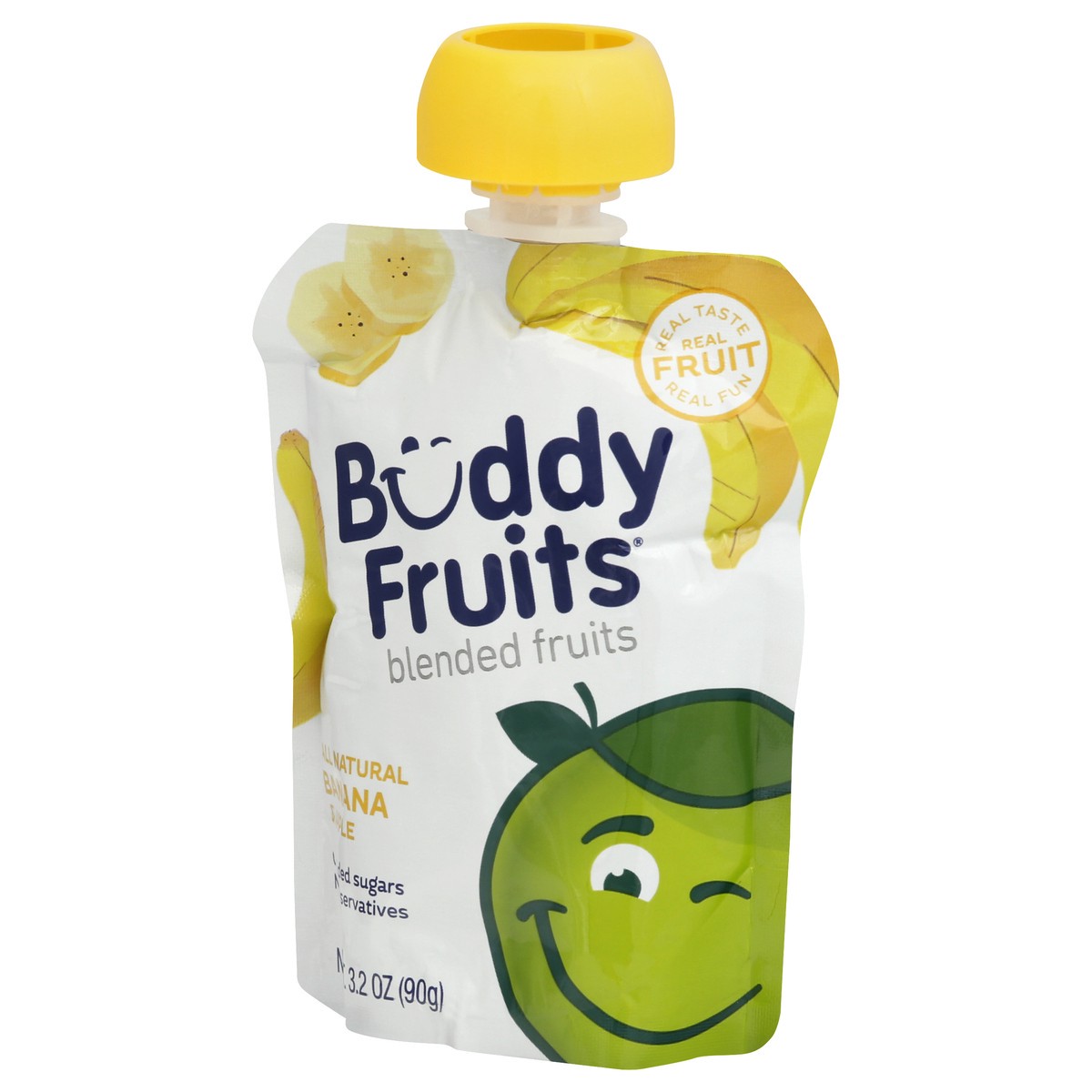 slide 3 of 10, Buddy Fruits All Natural Banana & Apple Blended Fruits 3.2 oz, 3.2 oz