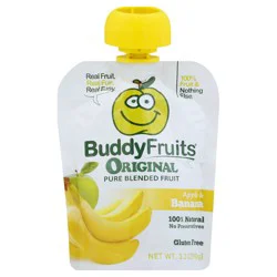 Buddy Fruits All Natural Banana & Apple Blended Fruits 3.2 oz