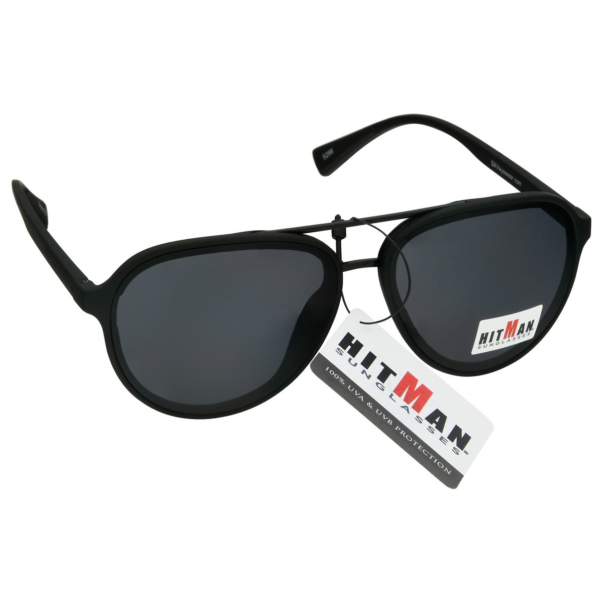 slide 5 of 9, Hitman Round Sunglasses 1 ea, 1 ct