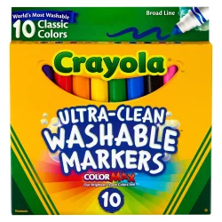 Crayola Ultra-Clean Broad Line Washable ColorMax Markers