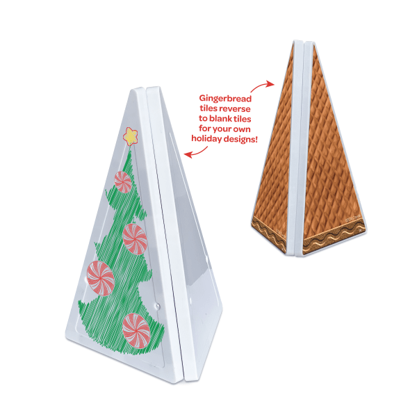 slide 2 of 5, CreateOn Crayola Magnetic Tiles, Gingerbread Doodle, Set Of 24 Pieces, 1 ct