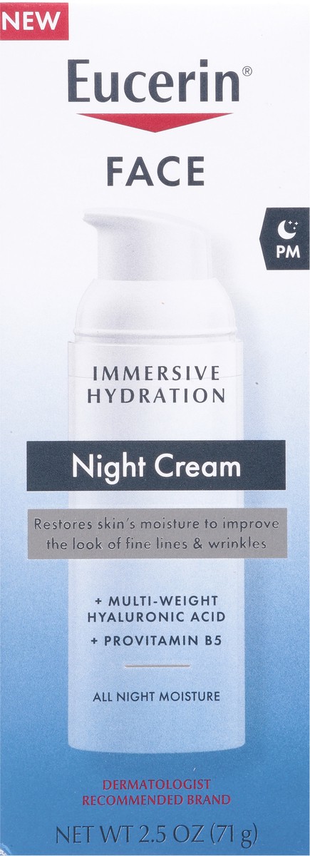 slide 7 of 13, Eucerin Face PM Night Cream 2.5 oz, 2.5 oz