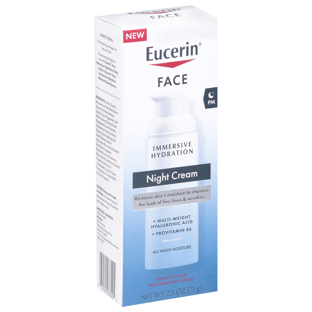 slide 13 of 13, Eucerin Face PM Night Cream 2.5 oz, 2.5 oz