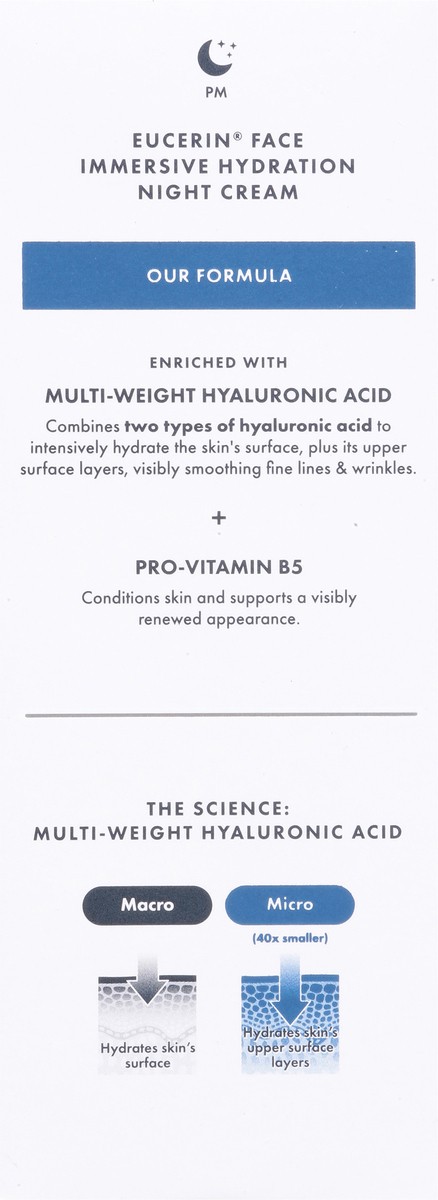 slide 6 of 13, Eucerin Face PM Night Cream 2.5 oz, 2.5 oz