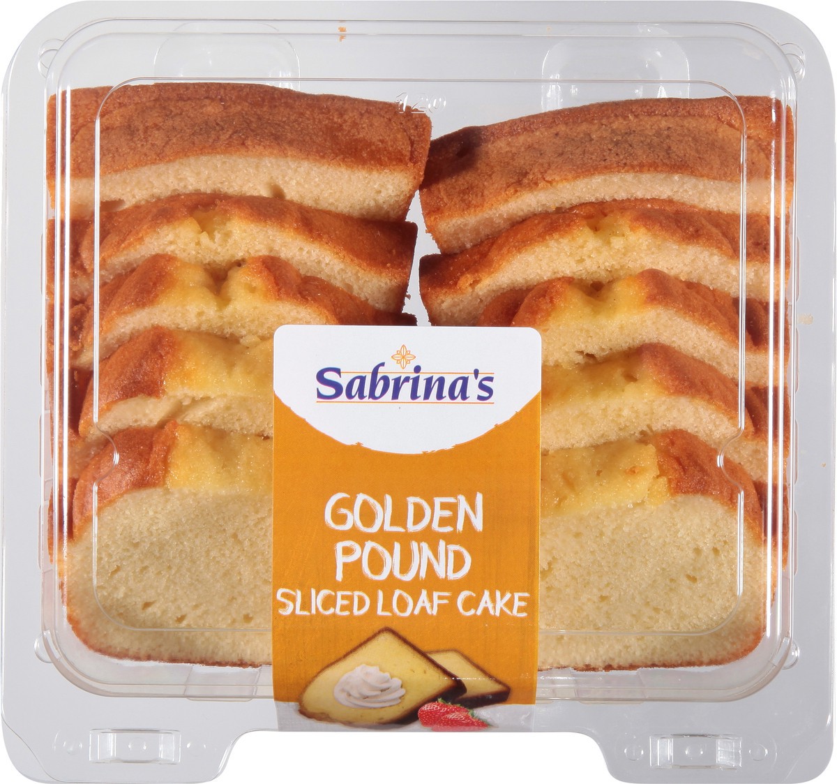 slide 10 of 12, Sabrinas Golden Pound Cake Sliced, 1 ct