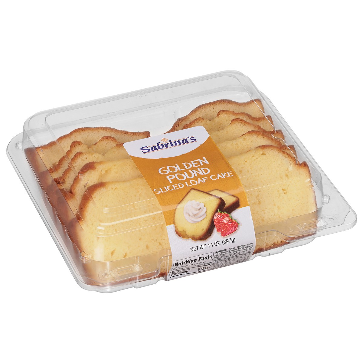 slide 3 of 12, Sabrinas Golden Pound Cake Sliced, 1 ct