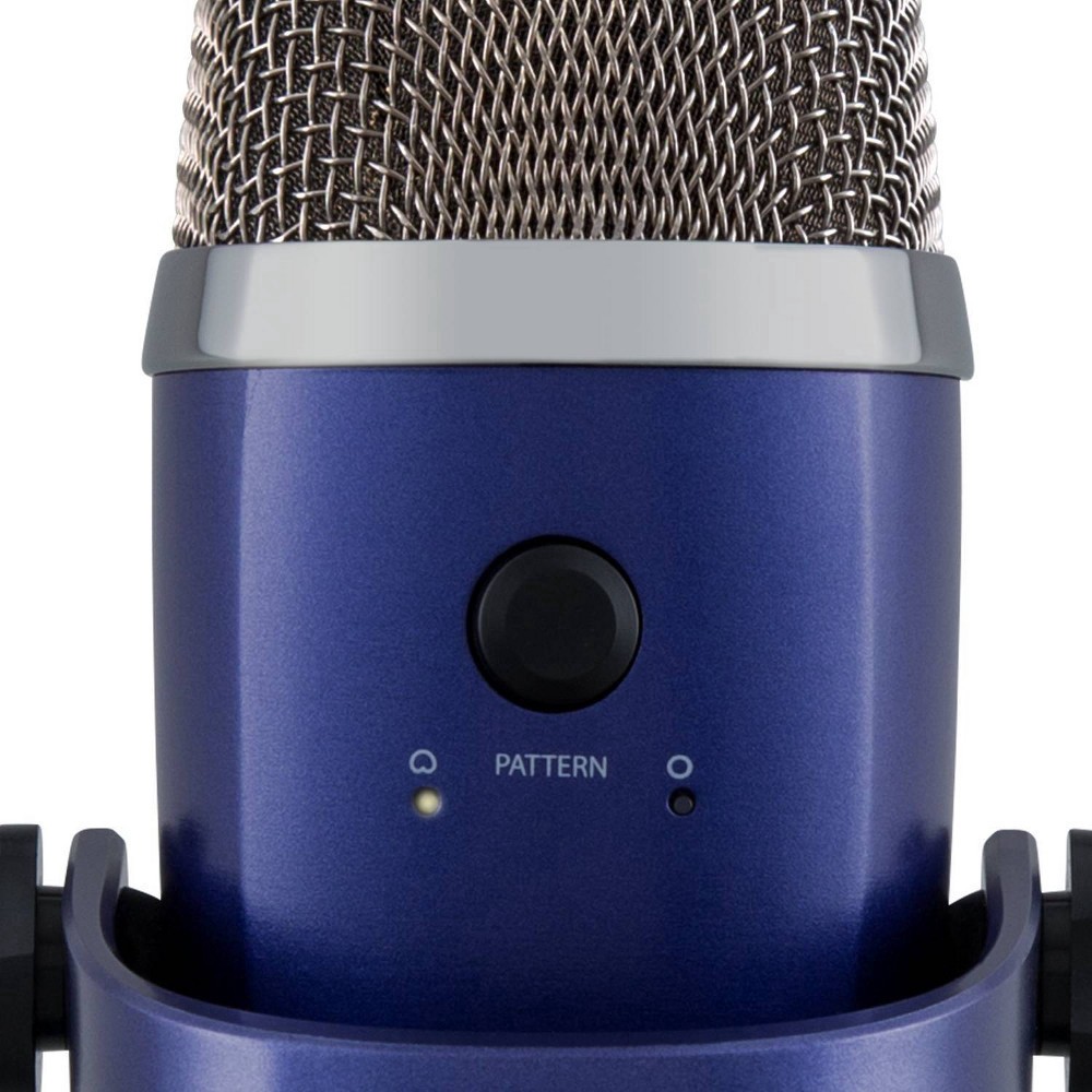 slide 4 of 7, Logitech Blue Yeti Nano Premium Usb Microphone For Recording And Streaming, Vivid Blue, 988-000089, 1 ct