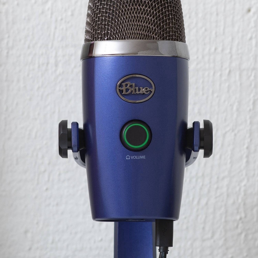 slide 5 of 7, Logitech Blue Yeti Nano Premium Usb Microphone For Recording And Streaming, Vivid Blue, 988-000089, 1 ct