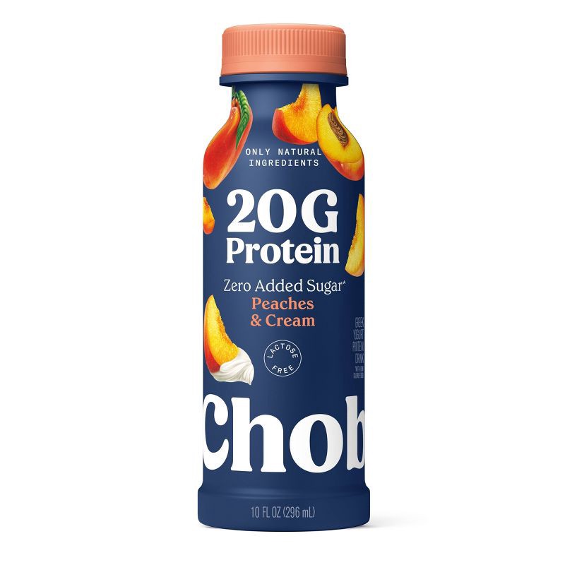 slide 1 of 1, Chobani Complete Peaches & Cream Yogurt Drink - 10oz, 10 oz