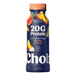Chobani 20g Peaches & Cream Yogurt Drink - 20g Protein 10 fl oz