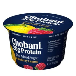 Chobani 20g Protein Raspberry Lemonade Greek Yogurt - 20g Protein 6.7oz