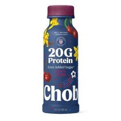 Chobani 20g Cherry Vanilla Yogurt Drink - 20g Protein 10 fl oz