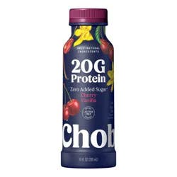 Chobani 20g Cherry Vanilla Yogurt Drink - 20g Protein 10 fl oz