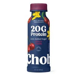 Chobani 20g Cherry Vanilla Yogurt Drink - 20g Protein 10 fl oz