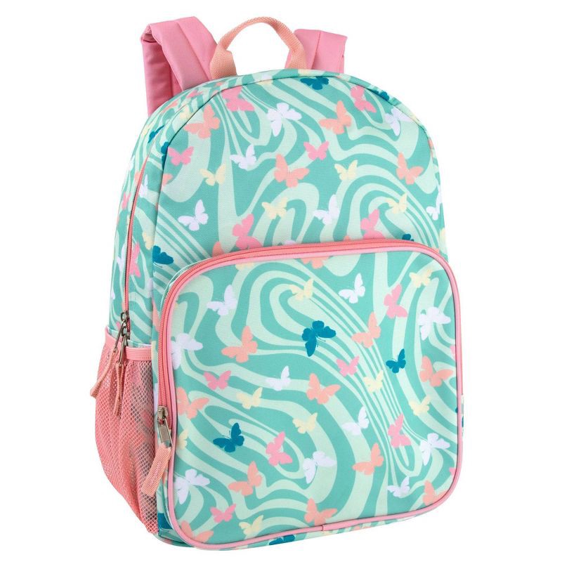 slide 2 of 5, Summit Ridge Kids' 17" Backpack - Swirl Butterfly, 1 ct