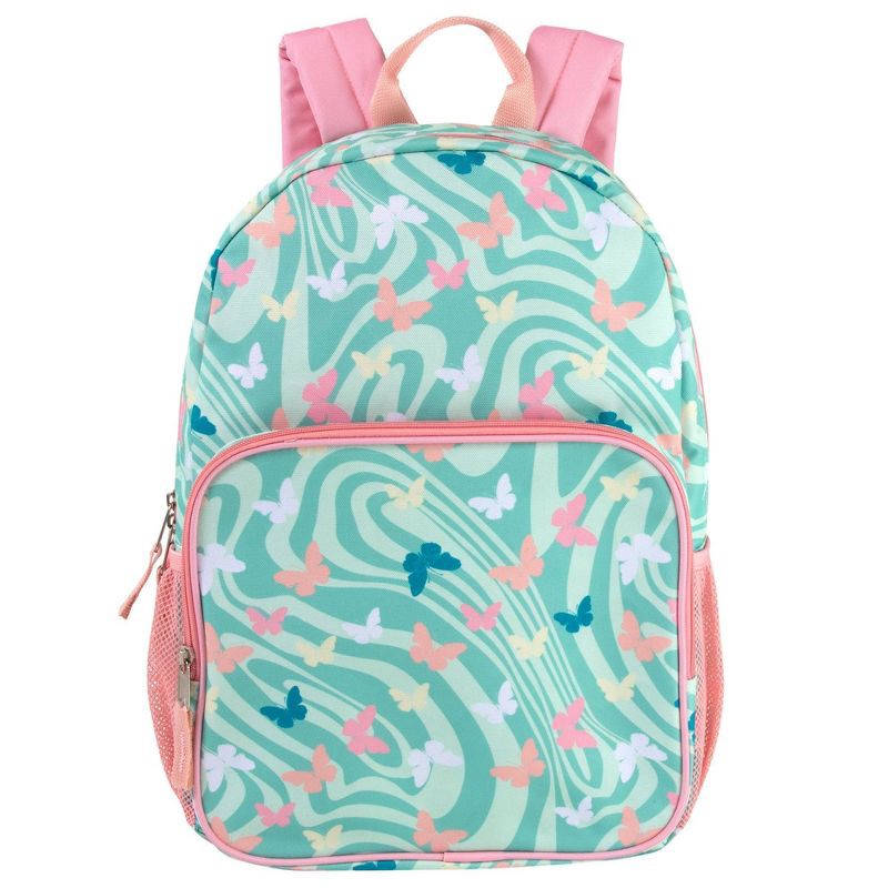 slide 1 of 5, Summit Ridge Kids' 17" Backpack - Swirl Butterfly, 1 ct