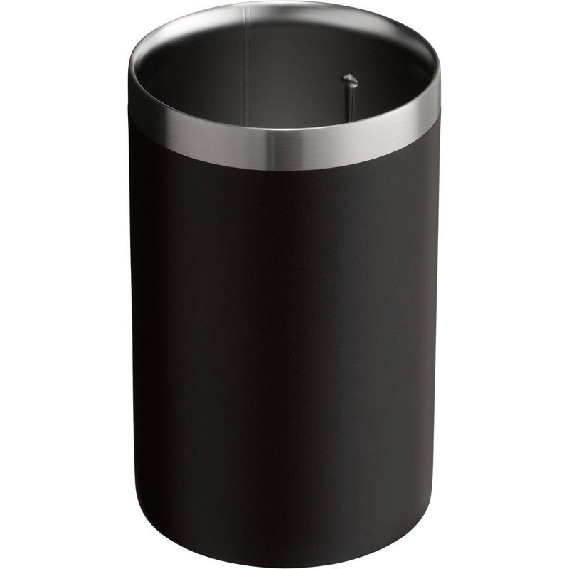 slide 2 of 4, Stanley 10 oz Standard Stainless Steel All-Occasions Can Chiller Matte Black: Beverage Cooler, 7.16" Height, 2.95" Width, 10 oz