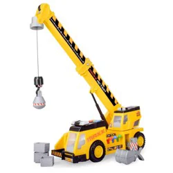 Maxx Action 3-N-1 Crane Truck - Large Construction Toy Vehicle with Joystick Controller