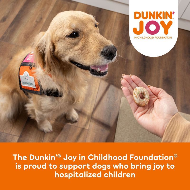 slide 3 of 9, Milk-Bone Dunkin Donut Vanilla Glaze Flavor Dipped Crunchy Dog Treats - 8oz, 8 oz