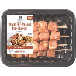 Custom Made Meals Fresh Korean BBQ-Inspired Pork Skewers - 18.9oz