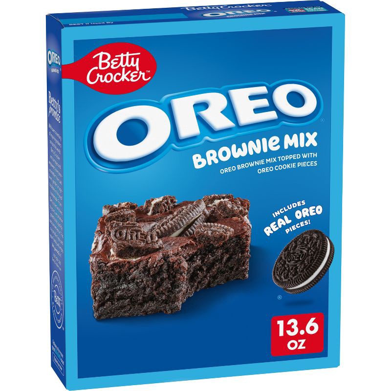 slide 1 of 7, Betty Crocker Oreo Brownie Mix Topped with Oreo Cookie Pieces - 13.6oz, 13.6 oz