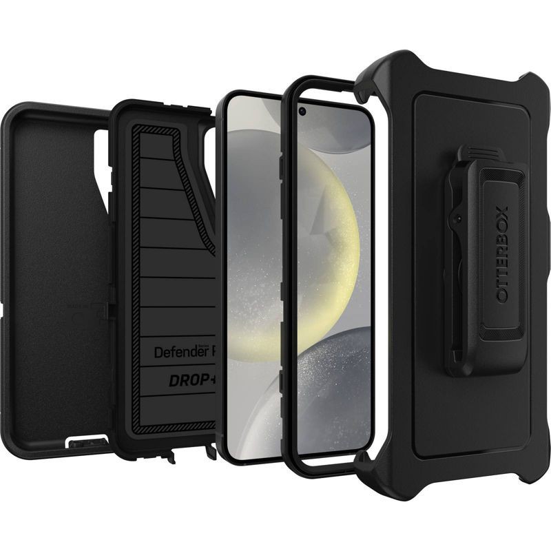 slide 2 of 5, OtterBox Samsung Galaxy S24 Defender Series Pro Case - Black: Scratch & Bump Resistant, 1 ct
