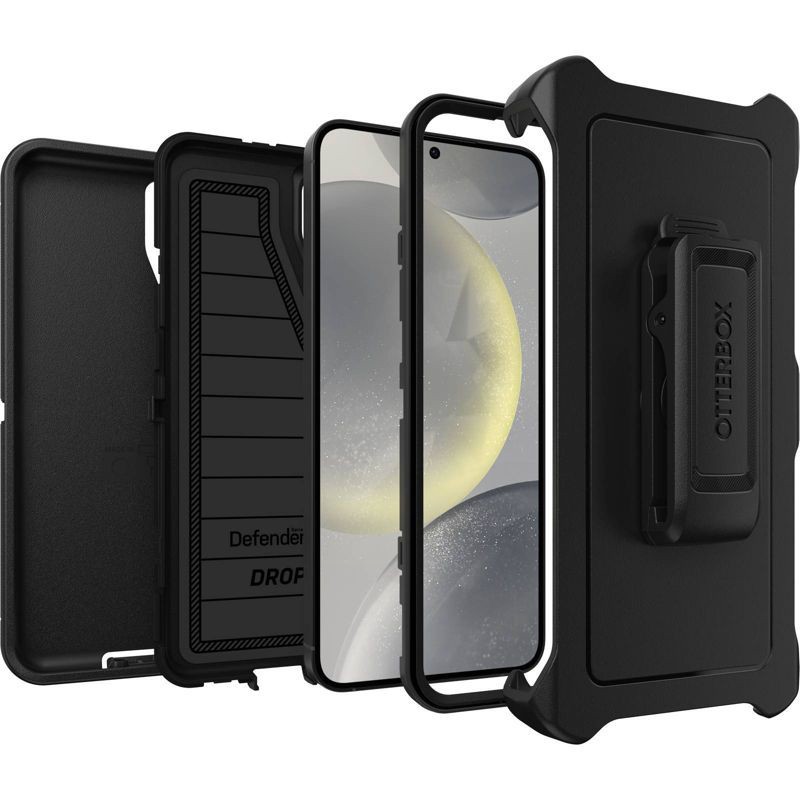 slide 2 of 5, OtterBox Samsung Galaxy S24+ Defender Series Pro Case - Black: Scratch & Bump Resistant, 1 ct