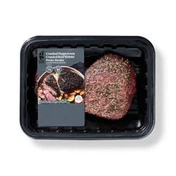 Fresh Peppercorn Crusted Beef Sirloin Petite Steak - price per lb - Good & Gather™