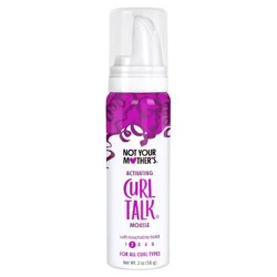 Not Your Mother's Mini Curl Talk Activating Mousse - Lightweight Hold for Curly Hair - 2oz