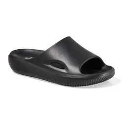 Sol Borne Men's Vented Slides, Black, Large