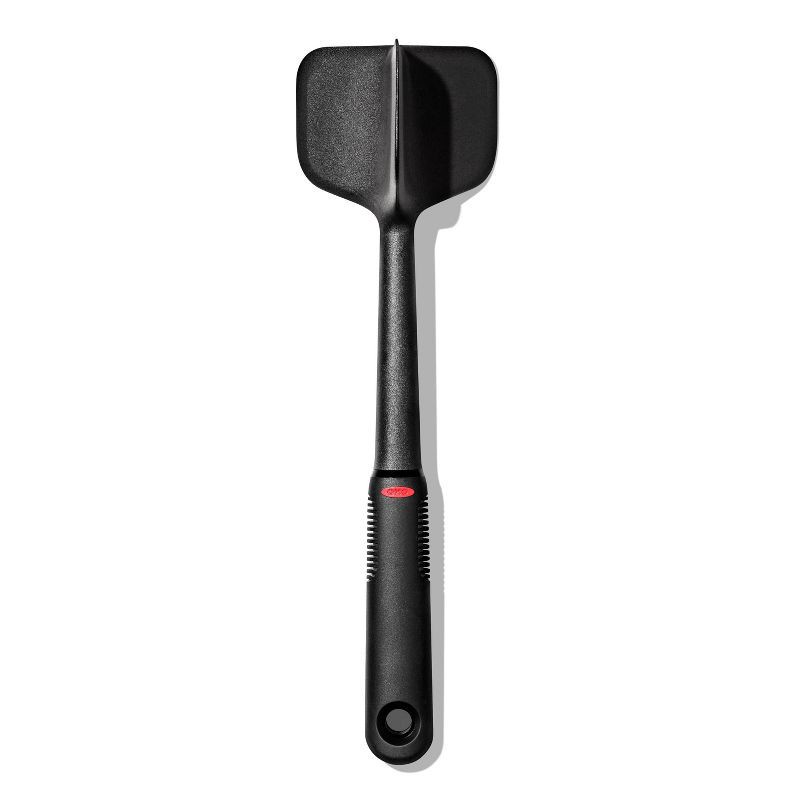slide 1 of 4, OXO Nylon Ground Meat Chopper: Ergonomic Kitchen Tool, Dishwasher-Safe Cooking Utensil, Black, 1 ct