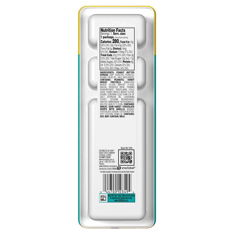 slide 10 of 13, Lunchables Dunkables Pretzel with Peanut Butter and Chocolate Chips - 2oz, 2 oz