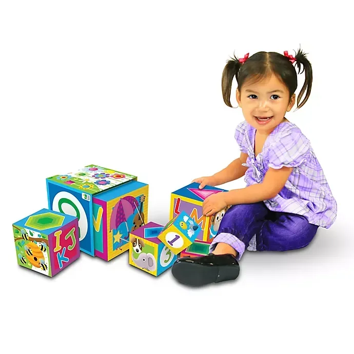 slide 3 of 3, The Learning Journey Stacking Cubes, 1 ct