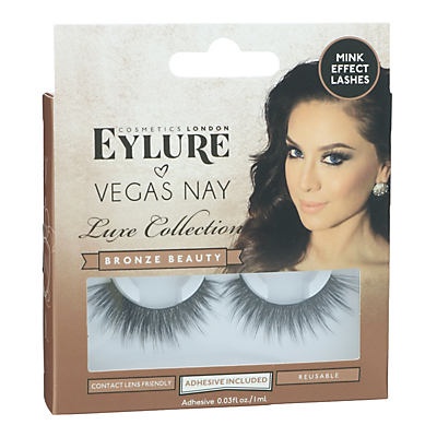 slide 1 of 1, Eylure Vegas Nay Lashes Bronze Beauty, 1 ct