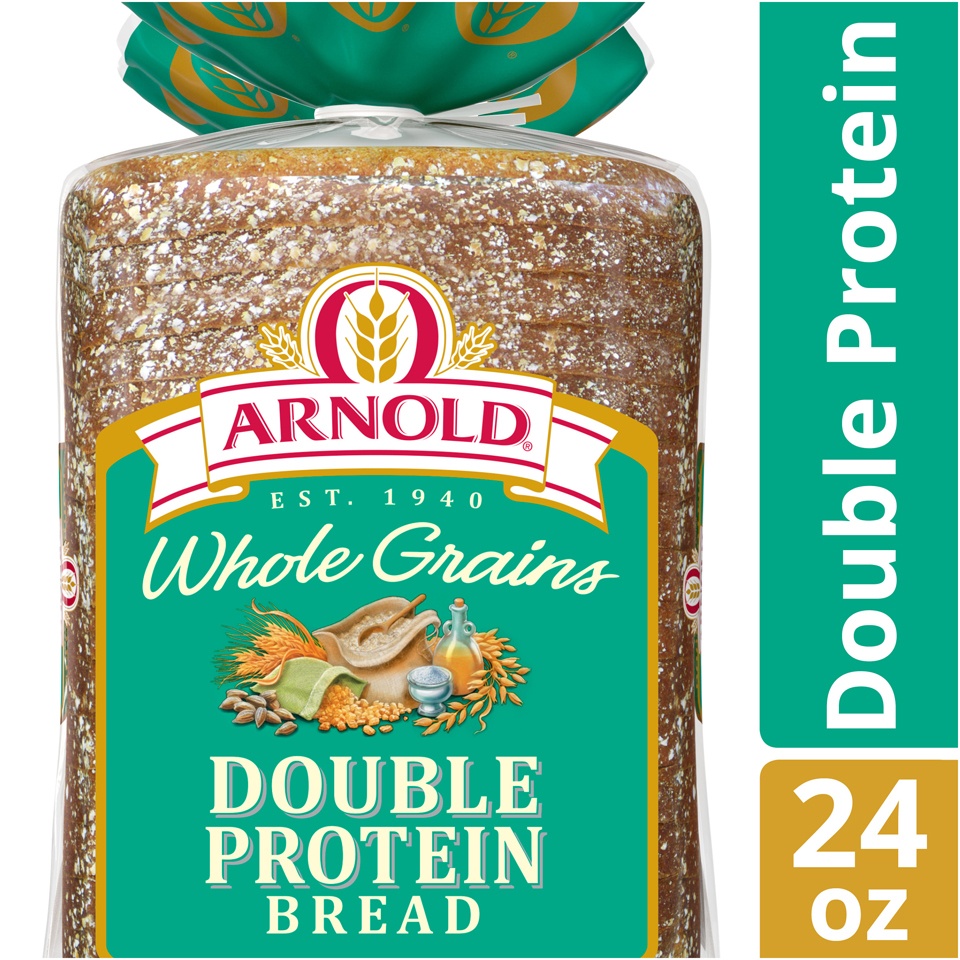 slide 2 of 8, Brownberry Grains & More Double Protein Bread, 24 oz