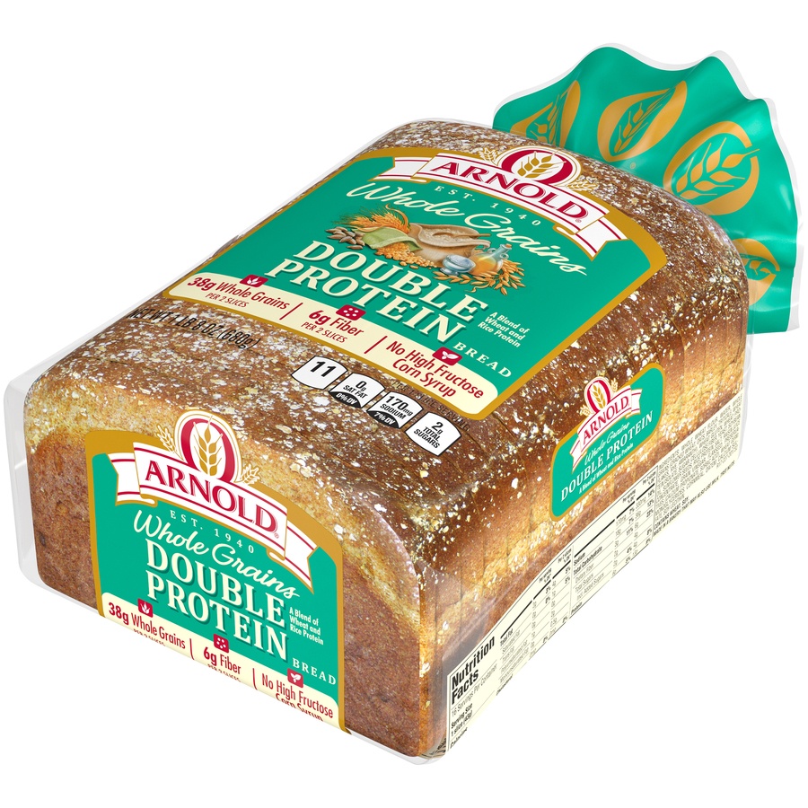 slide 4 of 8, Brownberry Grains & More Double Protein Bread, 24 oz
