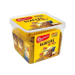 Bauducco Chocolate & Vanilla Wafers To-Go Tub - 28.2oz
