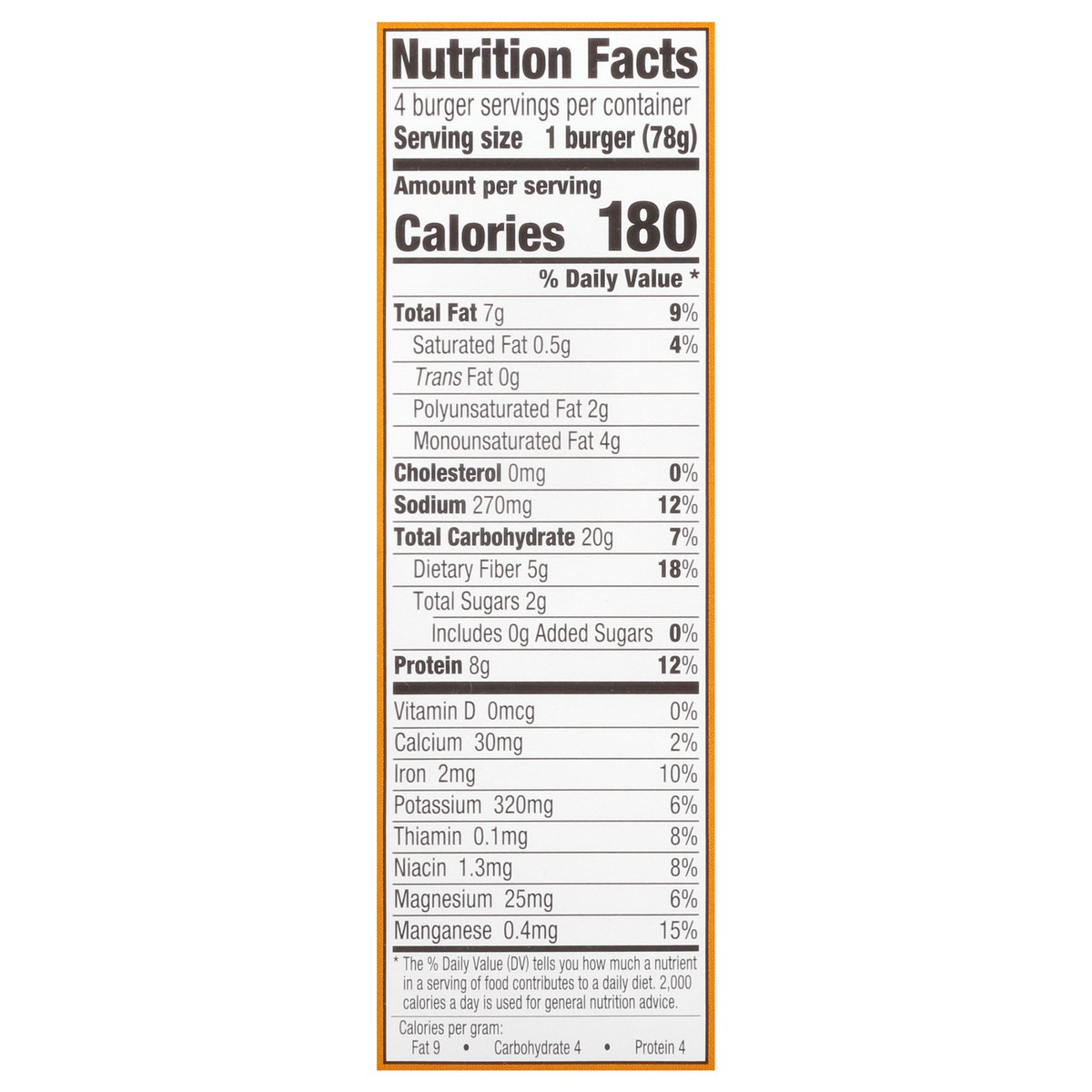 slide 7 of 14, Hilary's 4 Pack Grain Free Super Cauliflower Veggie Burgers 4 - 2.75 oz Burgers, 4 ct