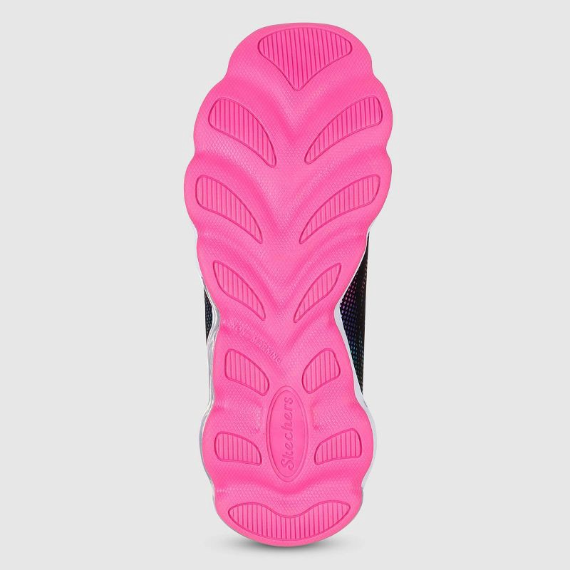 slide 4 of 5, S Sport By Skechers Kids' Jazmin 2.0 Sneakers - Black 4: Light Up, Hook & Loop Closure, Cushioned Insole, Non-Marking Outsole, 1 ct