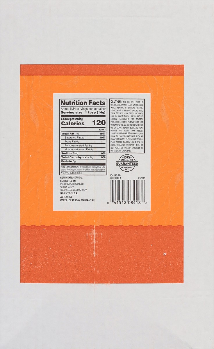 slide 13 of 14, Cb22 First Street Corn Oil - 35 lb, 35 lb