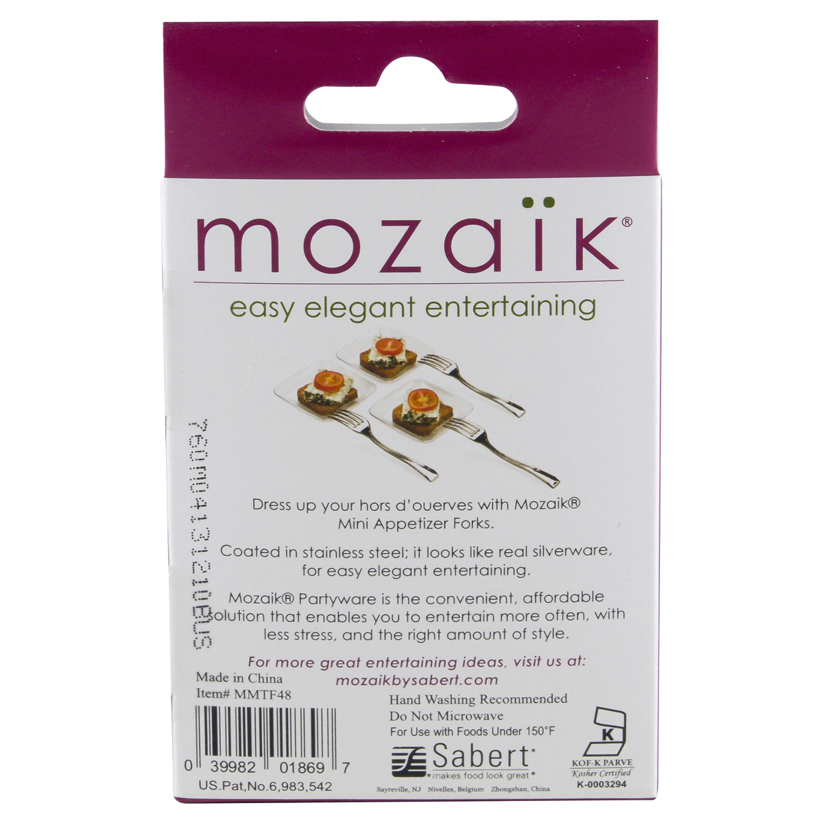 slide 3 of 4, Mozaik Mini Tasting Forks, 48 ct