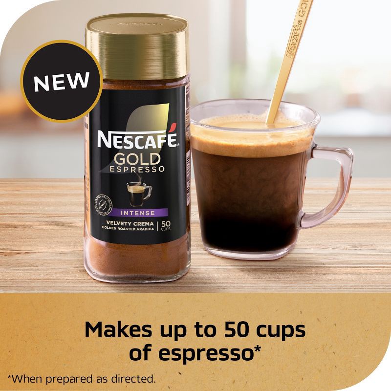 slide 3 of 6, Nescafe Gold Espresso Roast Intense Instant Coffee - 3.5oz, 3.5 oz