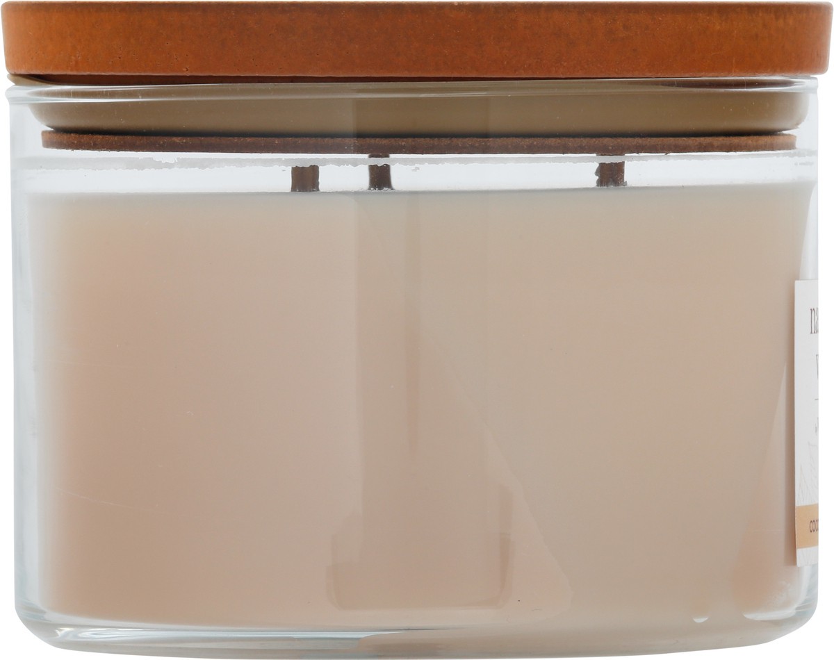 slide 3 of 12, Nature's Wick Coconut Saffron Candle 1 ea, 1 ct