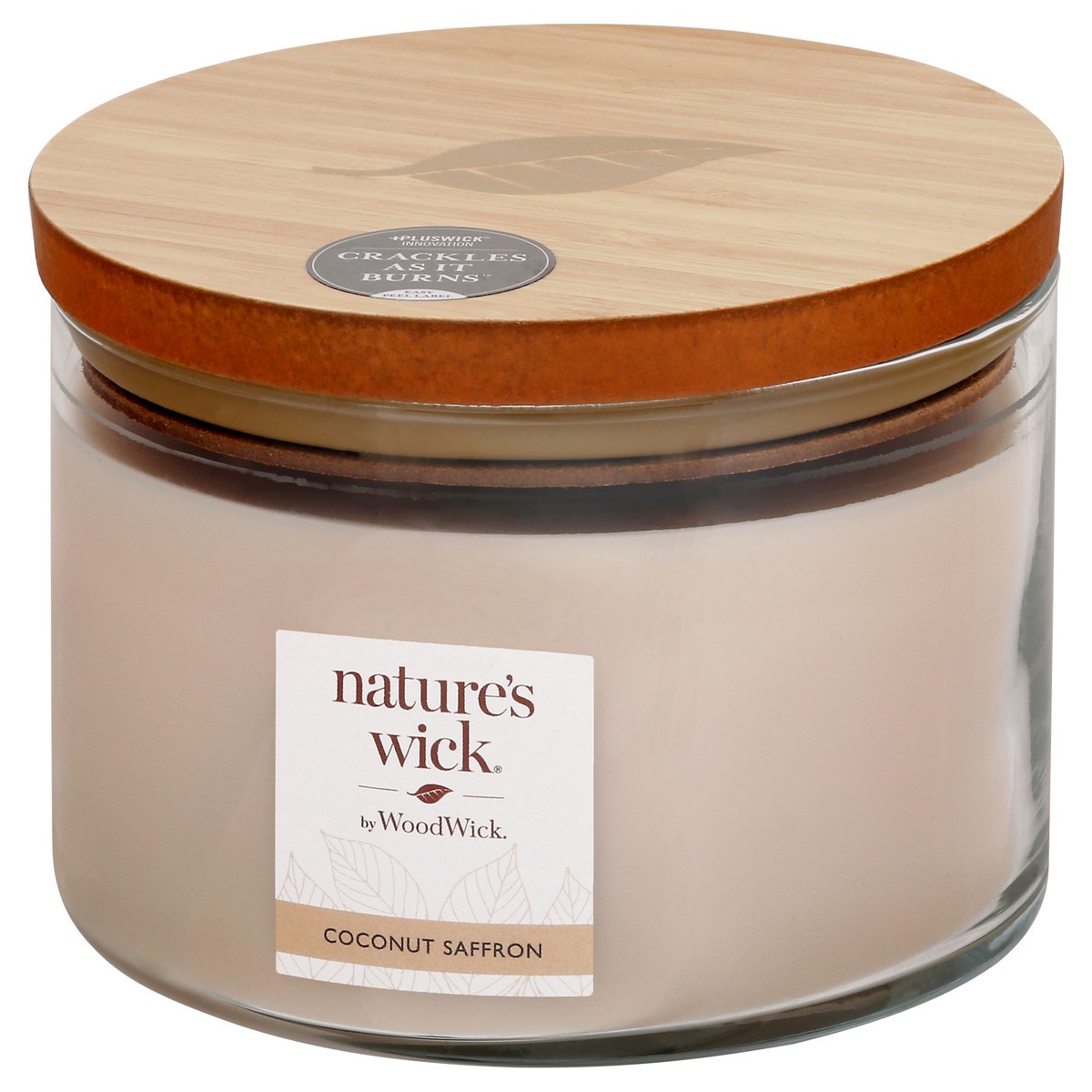 slide 5 of 12, Nature's Wick Coconut Saffron Candle 1 ea, 1 ct