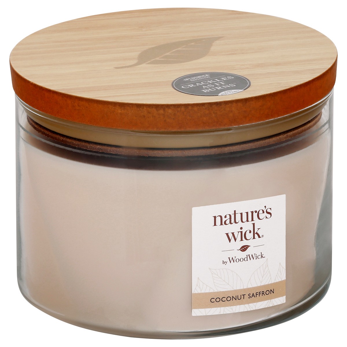 slide 10 of 12, Nature's Wick Coconut Saffron Candle 1 ea, 1 ct