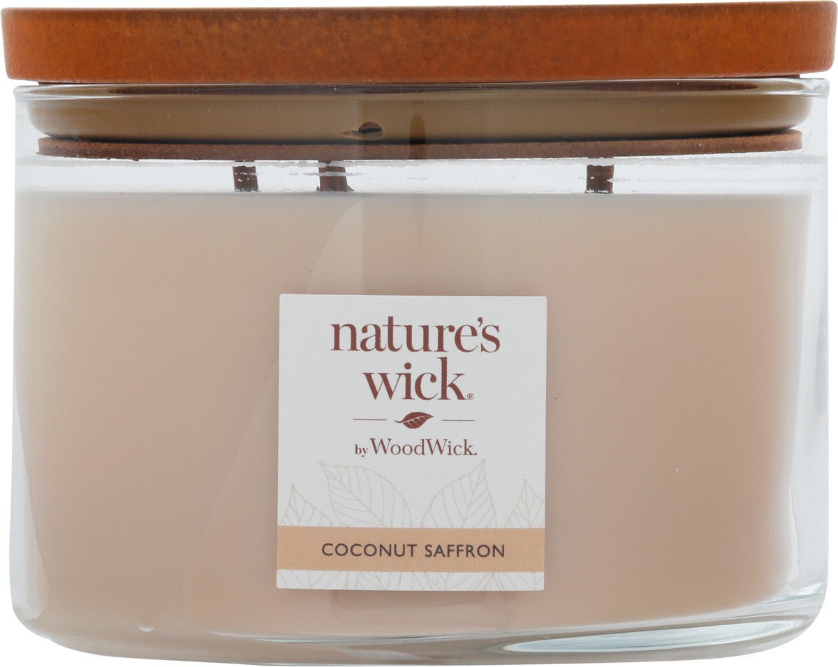 slide 11 of 12, Nature's Wick Coconut Saffron Candle 1 ea, 1 ct